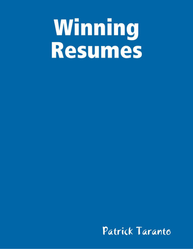 Winning Resumes