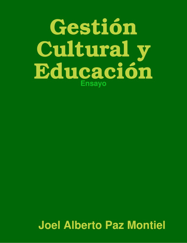 Gestión Cultural y Educación