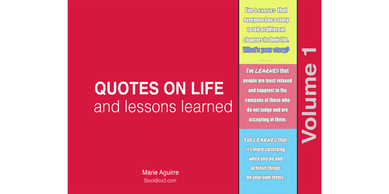 Quotes On Life and Lessons Learned