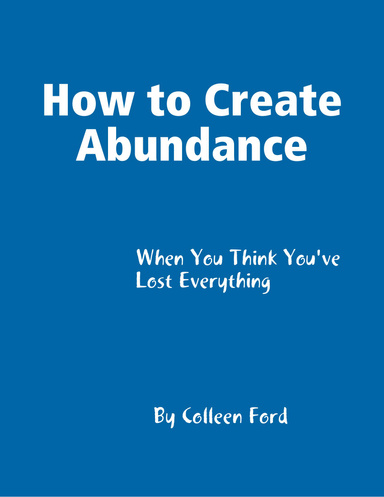 How to Create Abundance