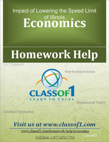 Impact of Lowering the Speed Limit of Illinois