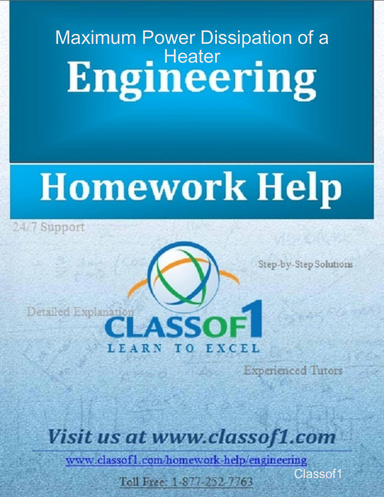 Maximum Power Dissipation of a Heater