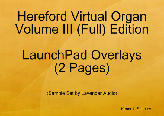 Hereford Organ (Vol III - Full) LaunchPad Overlays