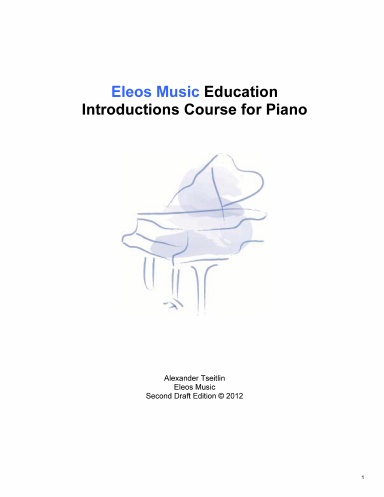 Eleos Music - Introductions Course in Piano