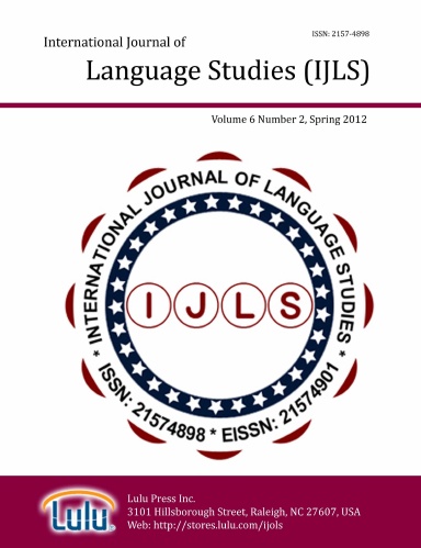 International Journal of Language Studies (IJLS) – volume 6(2)