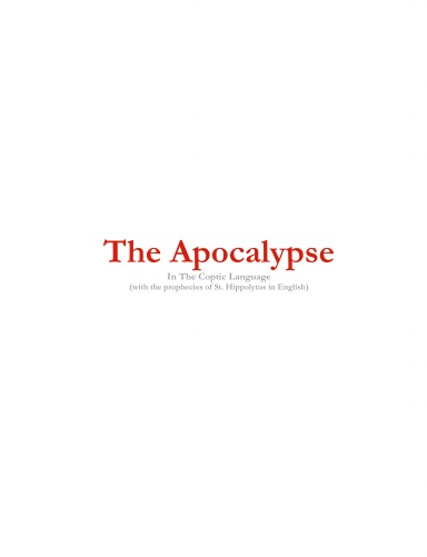 The Apocalypse In The Coptic Language