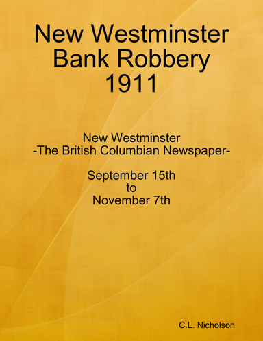 New Westminster Bank Robbery