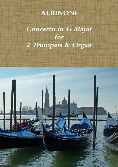 Concerto for 2 Trumpets & Organ. Sheet Music.