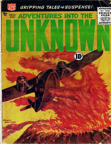 Adventures into the Unknown Number 112 Horror Comic Book
