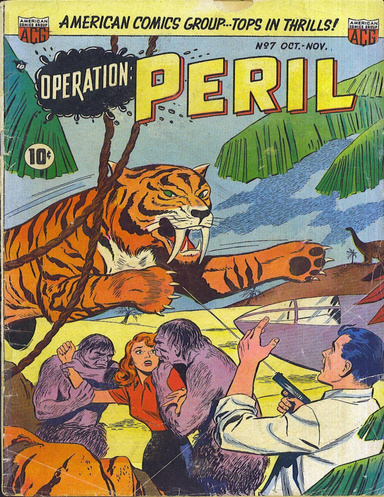 Operation Peril Number 7 Golden Age Comic Book