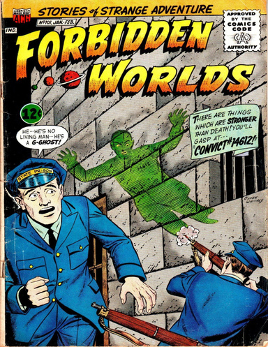 Forbidden Worlds Number 101 Horror Comic Book