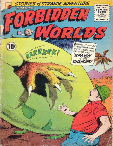 Forbidden Worlds Number 98 Horror Comic Book