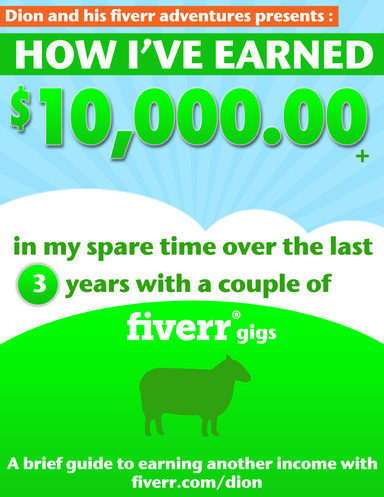 How I've earned 10,000.00+ in my spare time over the last 3 years with a couple of fiverr gigs