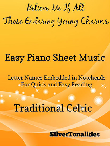 Believe Me If All Those Endearing Young Charms Easy Piano Sheet Music Pdf