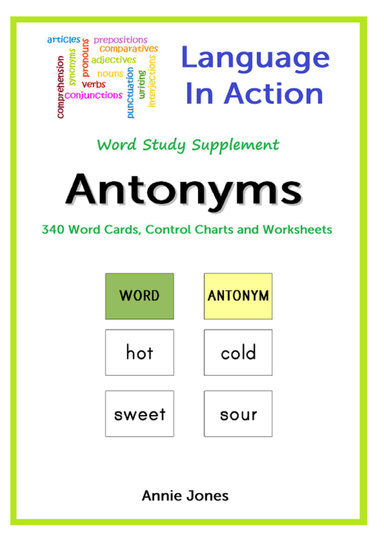 Language In Action Word Study Supplement - Antonyms (PDF Version)