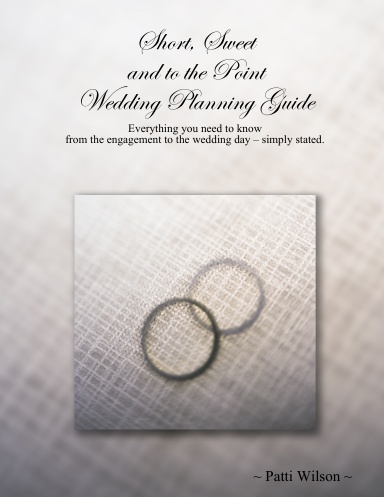 Short, Sweet and to the Point Wedding Planning Guide