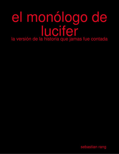 el monólogo de lucifer