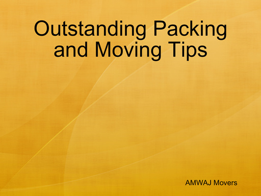 Outstanding Packing and Moving Tips