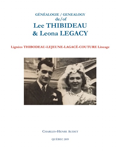 Généalogie Thibideau-Legacy Ascendance