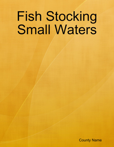 Fish Stocking Small Waters