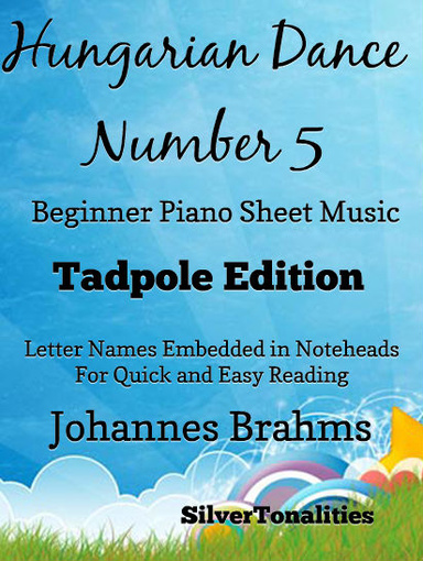 Hungarian Dance Number 5  Beginner Piano Sheet Music 2nd Edition