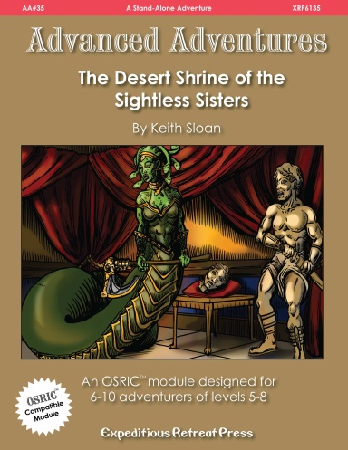 Advanced Adventures #35: The Desert Shrine of the Sightless Sisters (Print Version)