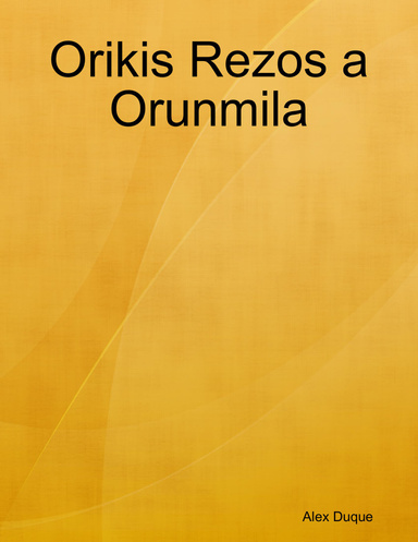 Orikis Rezos a Orunmila