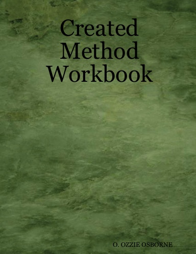 Created Method Workbook