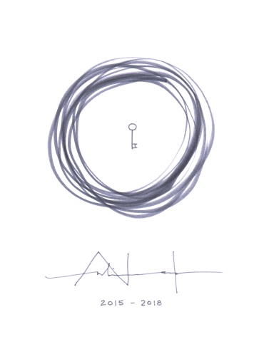 Sketchbook Pages 2015 - 2018 (Black & White version)