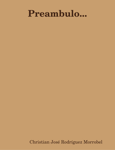 Preambulo...