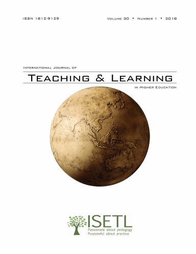 2018 • 30(1) • International Journal of Teaching and Learning in Higher Education