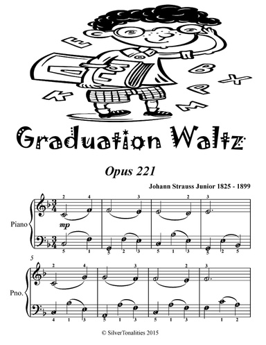 Graduation Waltz Opus 221 Easiest Piano Sheet Music Tadpole Edition Pdf