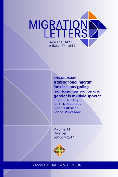 Migration Letters - Vol 14 No 1 - January 2017