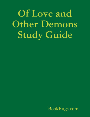 Of Love and Other Demons Study Guide