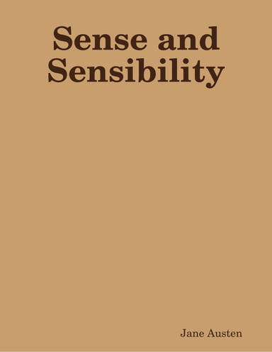 Sense and Sensibility