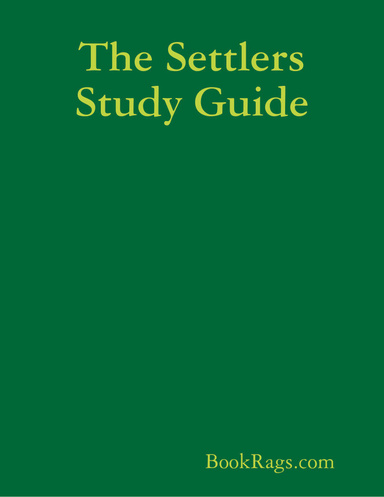 The Settlers Study Guide