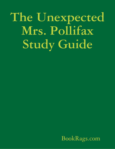 The Unexpected Mrs. Pollifax Study Guide