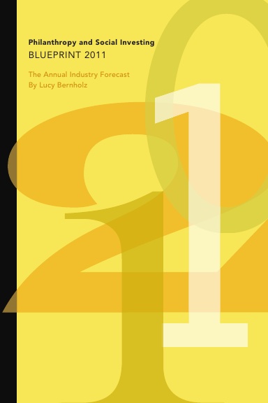 Philanthropy and Social Investing Blueprint 2011