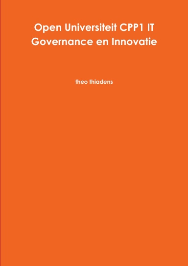 Open Universiteit CPP1 IT Governance en Innovatie