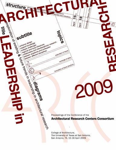 Leadership in Architectural Research