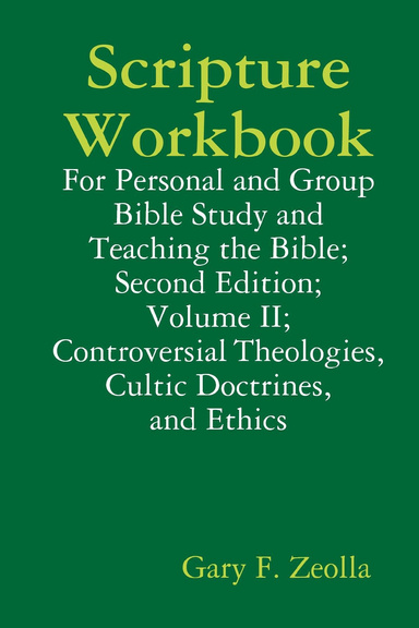 Scripture Workbook: Second Edition: Volume Ii: (Hardcover Version)
