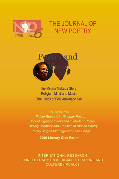 The Journal of New Poetry : Poetry and Music 2009, No. 6