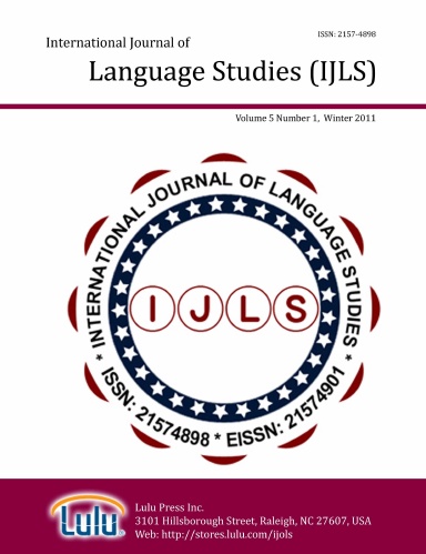 International Journal of Language Studies (IJLS) – volume 5(1)