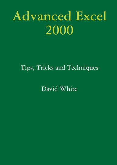 Advanced Excel 2000