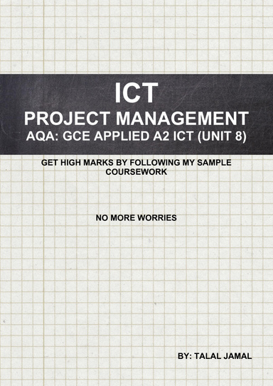 ICT PROJECT MANAGEMENT