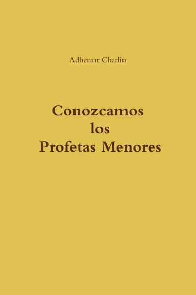 Los Profetas Menores