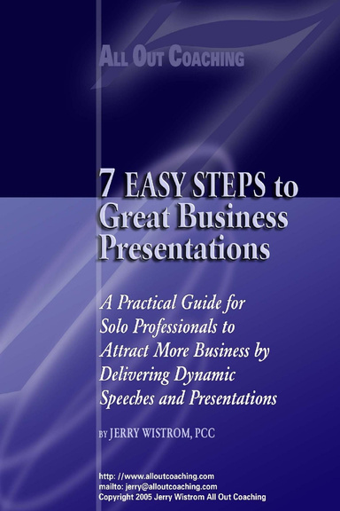 7 Easy Steps to Great Business Presentations