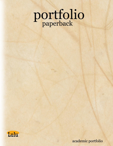 portfolio - paperback
