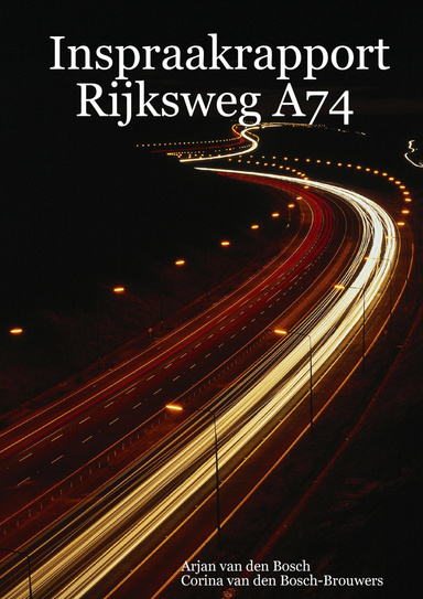 Inspraakrapport Rijksweg A74