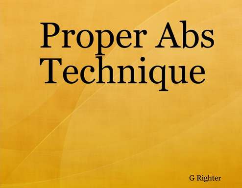Proper Abs Technique
